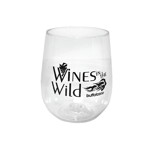 12 oz. Plastic Stemless Wine Glass - Image 5