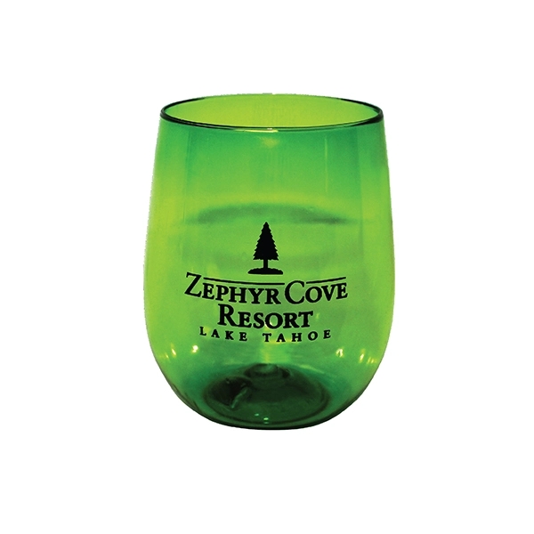 12 oz. Plastic Stemless Wine Glass - Image 6