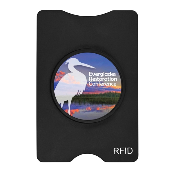 RFID Stand-Out Phone/Card Holder, Full Color Digital - Image 2