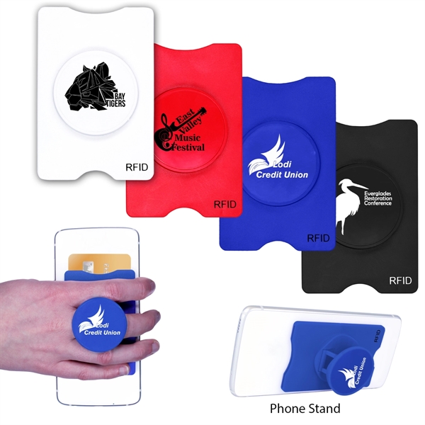 RFID Stand-Out Phone/Card Holder - Image 1