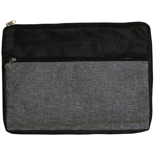 Blank, Double Zipper Accessory Bag - Image 4