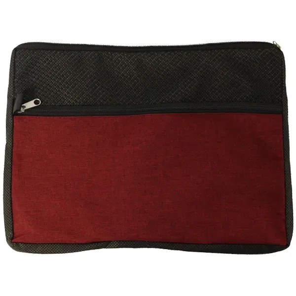 Blank, Double Zipper Accessory Bag - Image 5