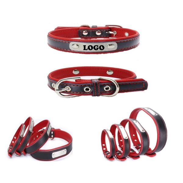Leather Durable Dog Leash Pet Collar(Size XXS) - Image 2