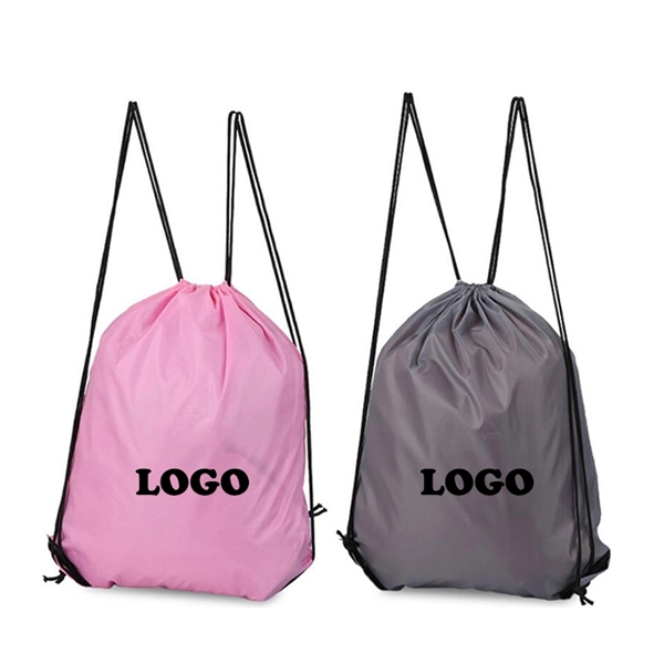 Polyester Drawstring Backpack - Image 1
