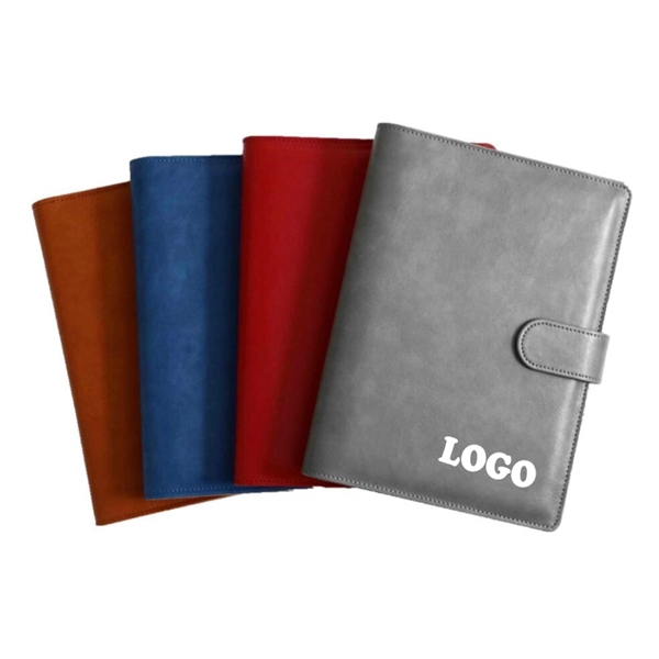 PU Leather loose-leaf Notebook(A5)with card pockets - Image 5
