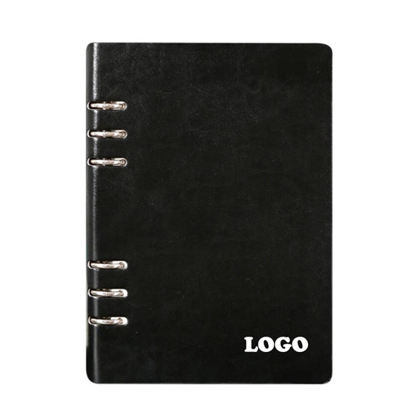 PU Leather loose-leaf Notebook(A5) - Image 3