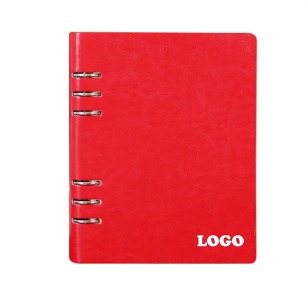 PU Leather loose-leaf Notebook(A5) - Image 4