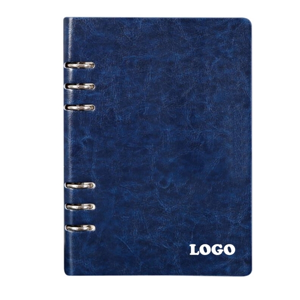 PU Leather loose-leaf Notebook(A5) - Image 5
