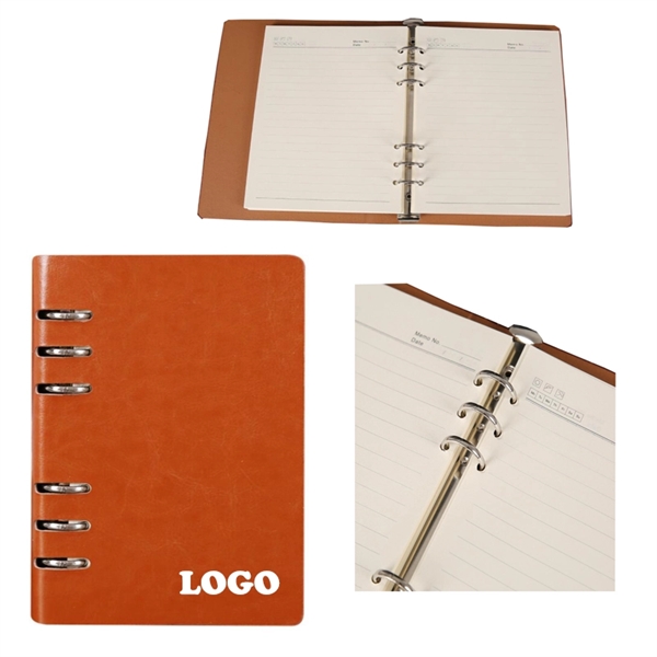 PU Leather loose-leaf Notebook(A5) - Image 6