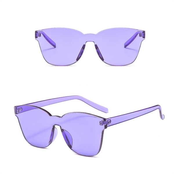 PC Adult Rimless Sunglasses - Image 4