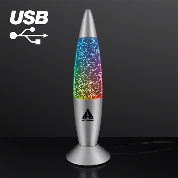 Groovy Glitter Lamp USB Mood Light - Image 1