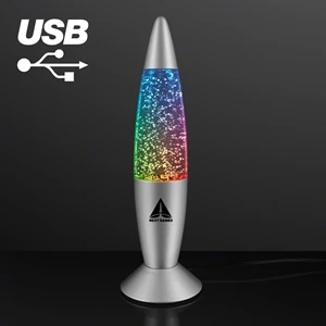 Groovy Glitter Lamp USB Mood Light
