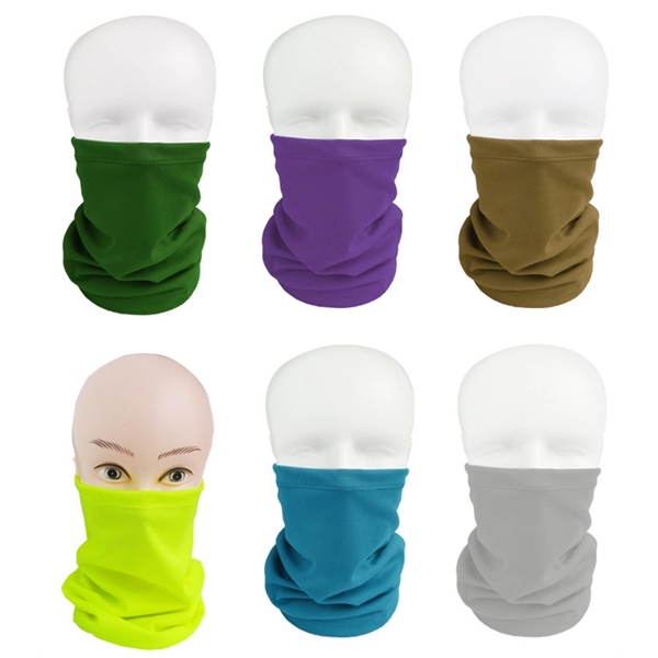 Neck Gaiter Face Mask w/ PM2.5 Filter Pocket     - Image 3