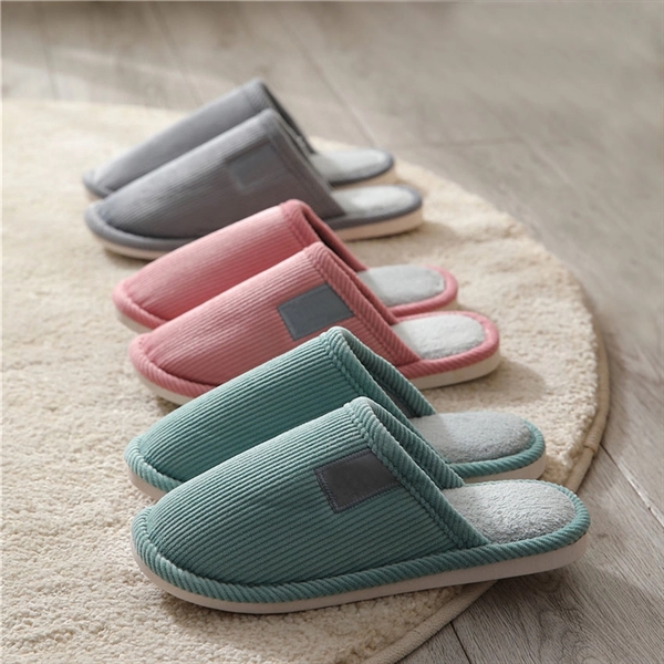 Cotton Non Slip Slippers PVC Sole Sleeppers shoes - Image 2