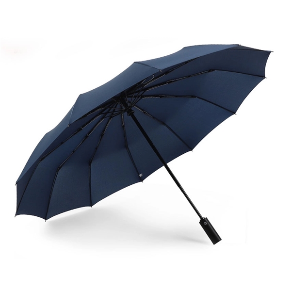 41'' Windproof 12 Ribs Automatic Umbrella     - Image 2