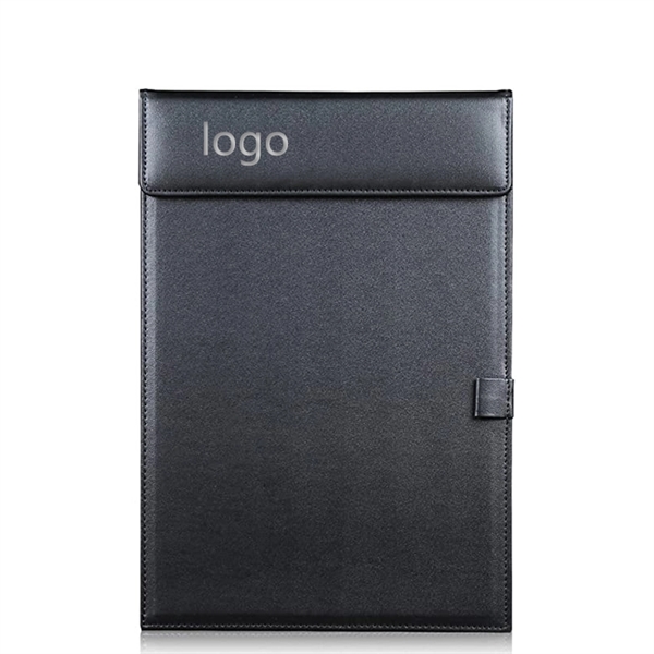 A4 PU Leather Office Clipboard - Image 1