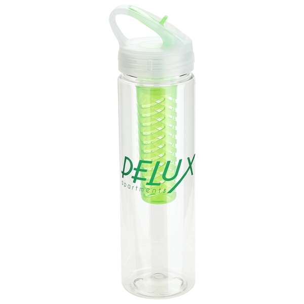 Arena 25 oz PET Eco-Polyclear™ Infuser Bottle with Flip-Up - Image 5