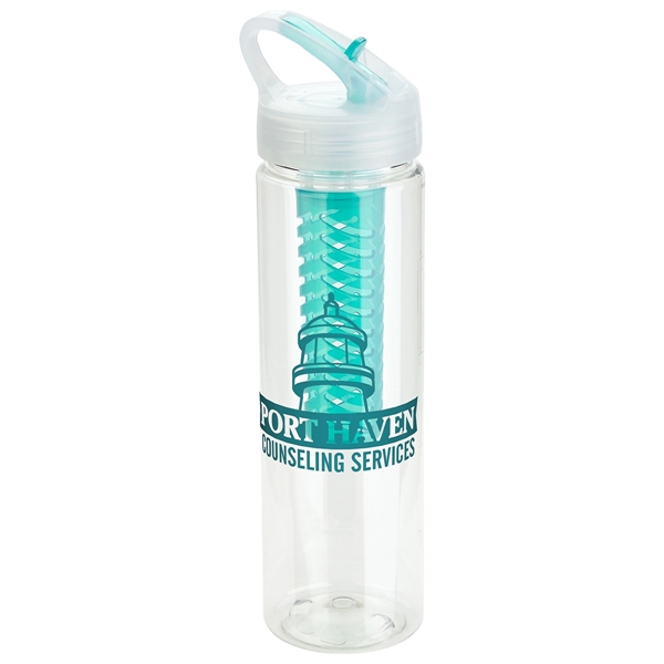 Arena 25 oz PET Eco-Polyclear™ Infuser Bottle with Flip-Up - Image 8