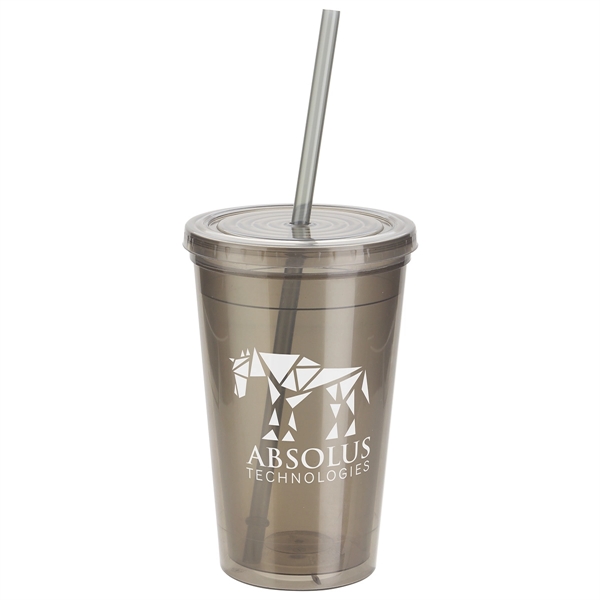 Trifecta 16 oz Tumbler with Lid  Straw - Image 9