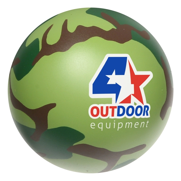 Camouflage Stress Ball - Image 2