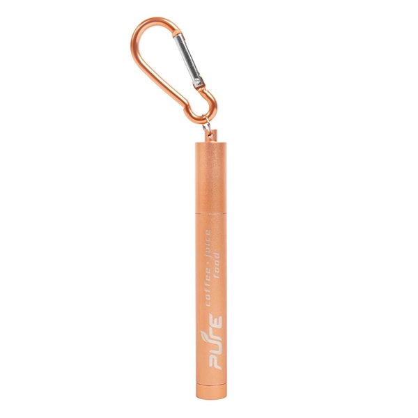 Eco-Friendly Reusable Stainless-Steel Straw In An Anodized T - Image 11