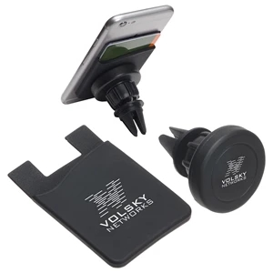 Store & Stand Wallet & Magnetic Car Mount