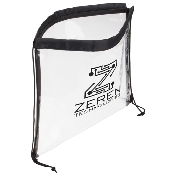 Clear Bag with Drawstring - Image 2