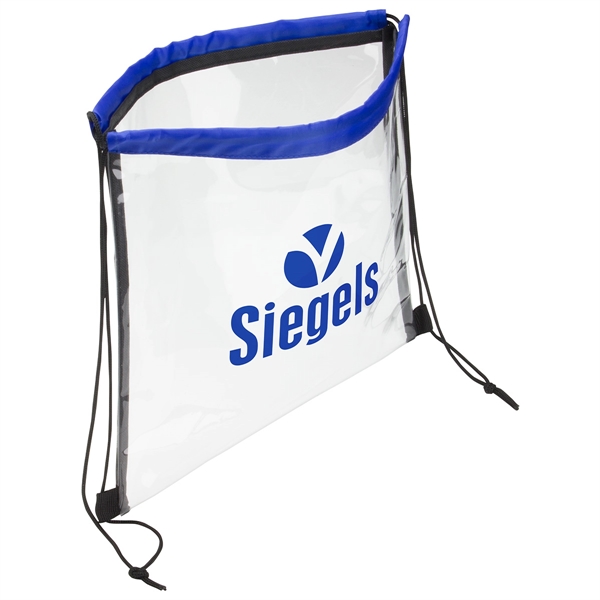 Clear Bag with Drawstring - Image 3