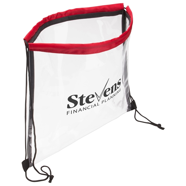 Clear Bag with Drawstring - Image 5