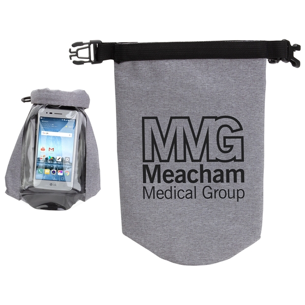 2-Liter Waterproof Gear Bag with Touch-Thru Phone Pocket - Image 3
