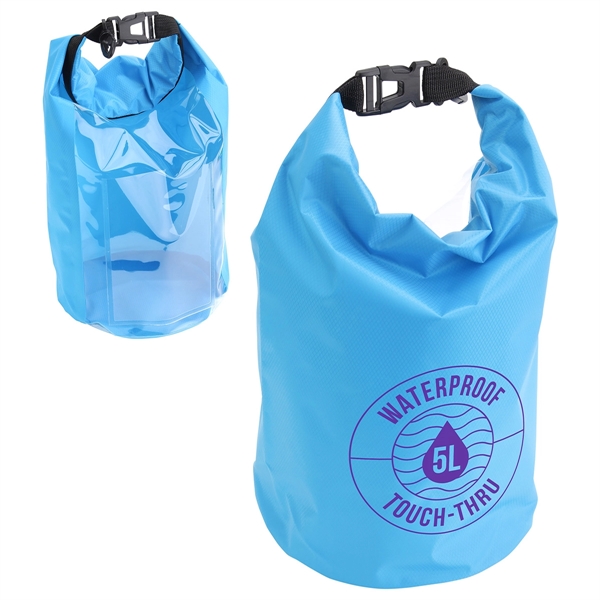 5-Liter Waterproof Gear Bag With Touch-Thru Pouch - Image 6