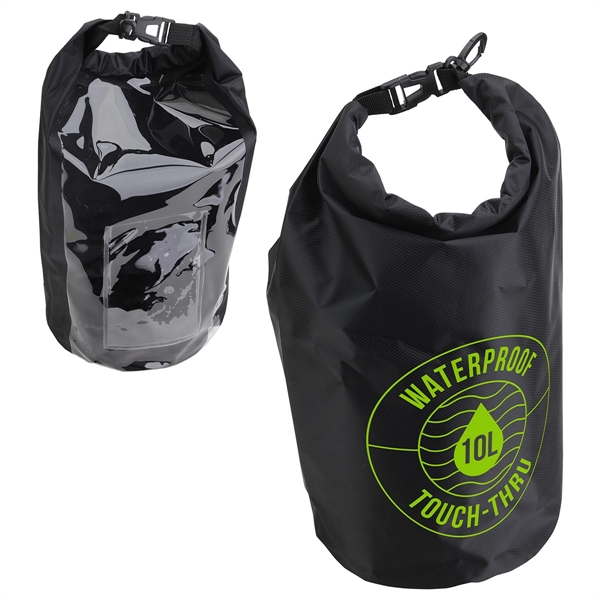 10-Liter Waterproof Gear Bag With Touch-Thru Pouch - Image 2
