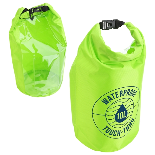 10-Liter Waterproof Gear Bag With Touch-Thru Pouch - Image 4