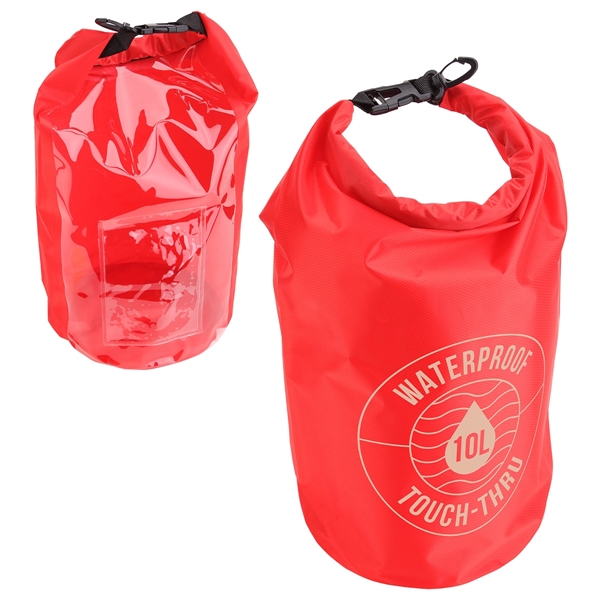10-Liter Waterproof Gear Bag With Touch-Thru Pouch - Image 5