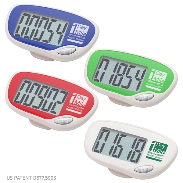 Easy Read Large Screen Pedometer - Image 1