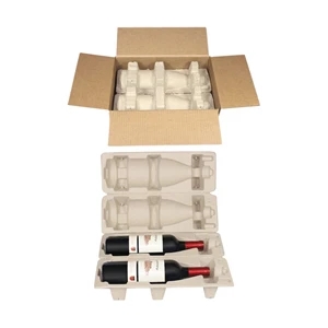 2-Bottle Pulp Wine Shipper