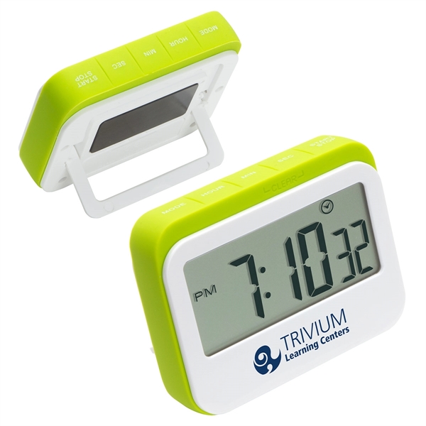 Soft Touch Widescreen Kitchen Timer/Clock - Image 2