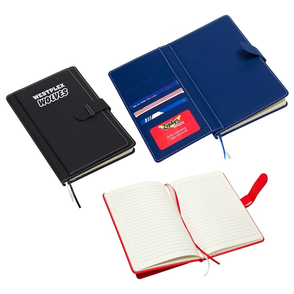 Travel Journal with Card Pockets - Image 1