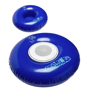Castaway Inflatable Swim Ring with Waterproof Wireless Speak