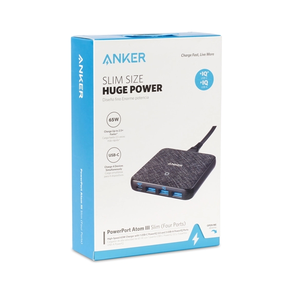 Anker PowerPort Atom III 4-Port Desktop Charger - Image 3