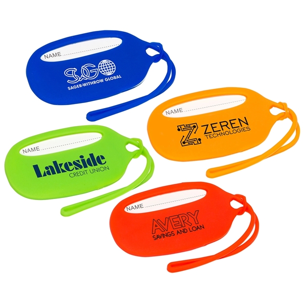 Durable Silicone Luggage Tag - Image 1