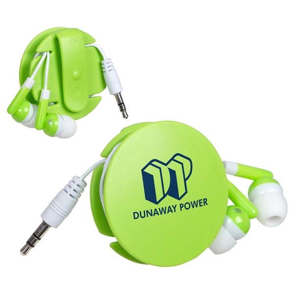 Storage Disc Clip with Earbuds - Image 3