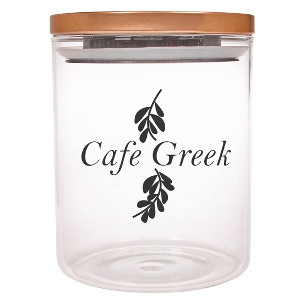 26 Oz. Glass Container With Stainless Steel Lid - Image 9