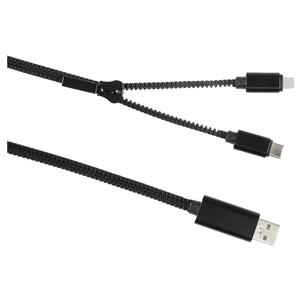 4-in-1 Zipper Charging Cable - Image 3
