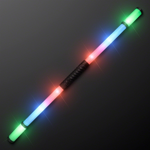 27.5" Multicolor Light Up Baton For Twirling - Image 3
