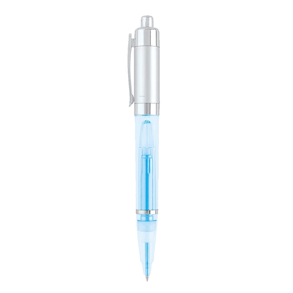 Metallic LED Ballpoint Pen - Image 2