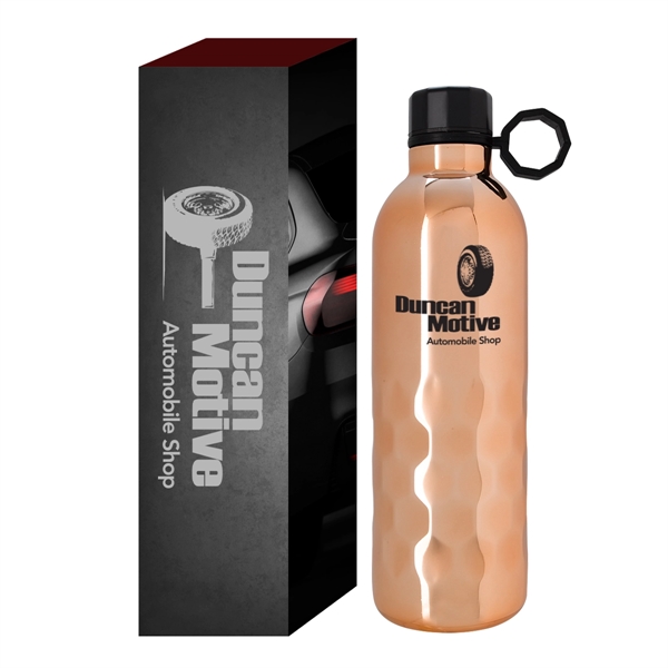 17 Oz. Drea Honeycomb Stainless Steel Bottle With Custom Box - Image 1