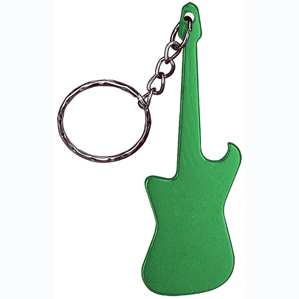 Guitar Shaped Bottle Opener Keychain - Image 4