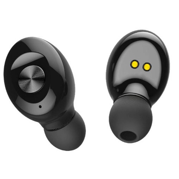 Mini True Wireless Stereo Earbud Headphones w/Charging Case  - Image 2