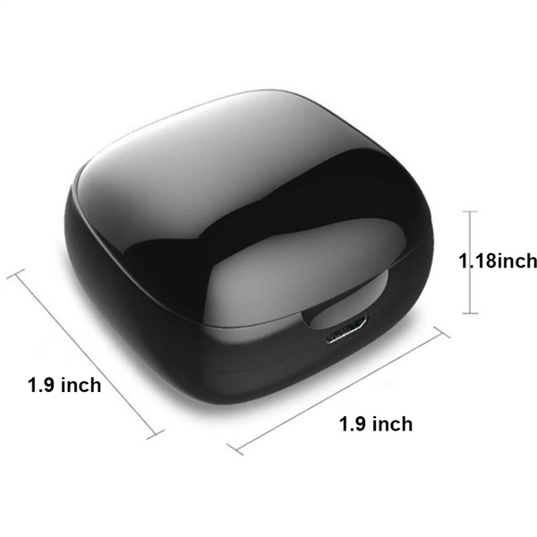 Mini True Wireless Stereo Earbud Headphones w/Charging Case  - Image 3